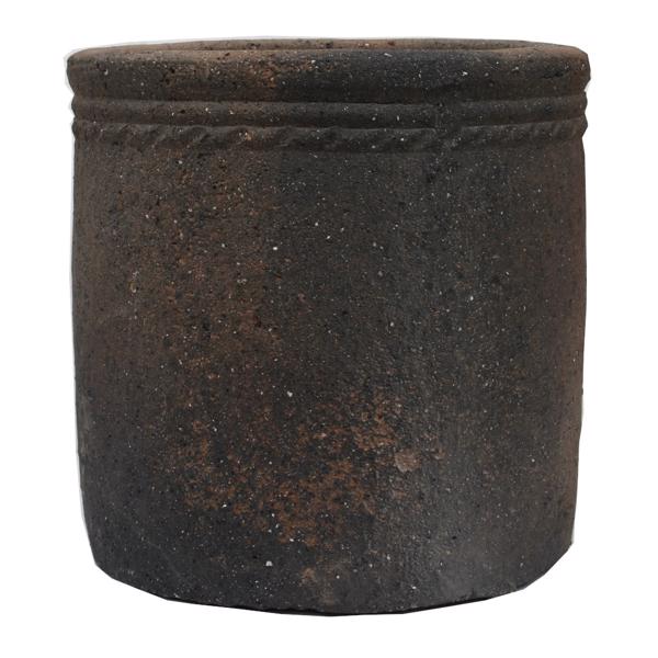 Old Ironstone - Cylinder Round Pot Planter